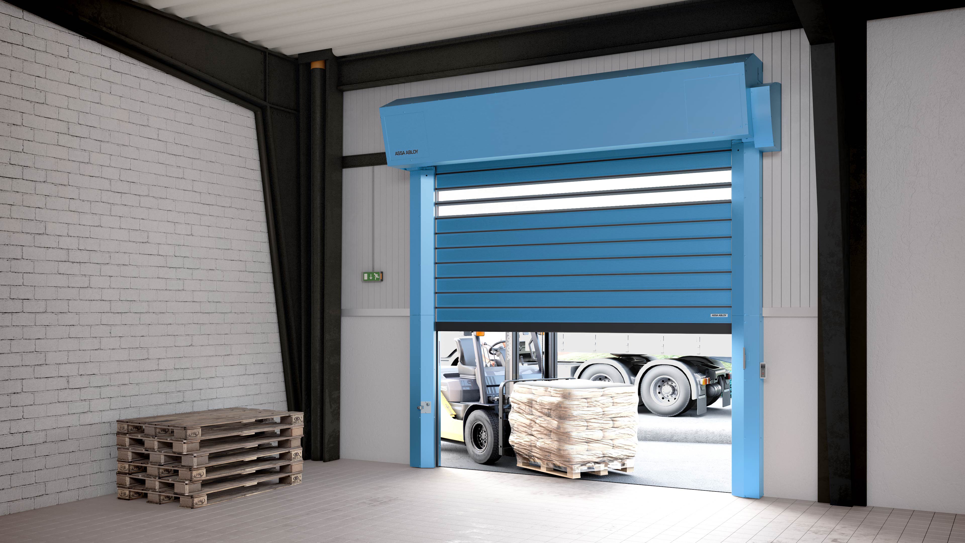 Schnelllauftor ASSA ABLOY RR5000 mit dem niedrigsten U-Wert seiner Klasse Schnelllauftor ASSA ABLOY RR5000 mit dem niedrigsten U-Wert seiner Klasse